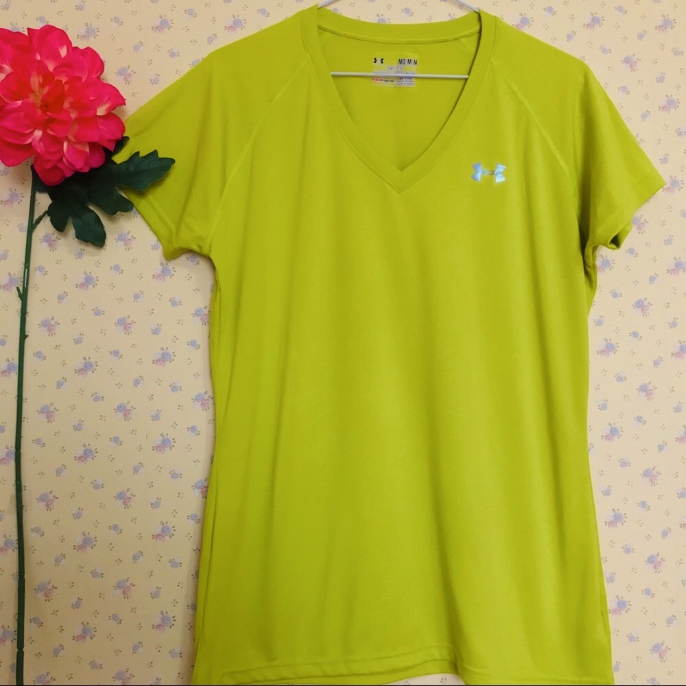 Under Armour Neon Green Shirt Size M